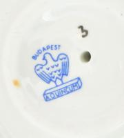 Aquincumi királylány és békakirályfi. Kézzel festett, jelzett, hibátlan, m: 21 cm