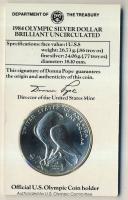 USA 1984P 1$ Ag "Olimpiai játékok" eredeti csomagolásban T:BU