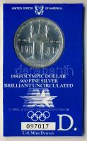 USA 1984D 1$ Ag "Olimpiai játékok" eredeti csomagolásban T:BU