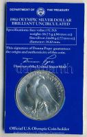 USA 1984D 1$ Ag "Olimpiai játékok" eredeti csomagolásban T:BU