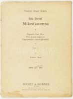 Bartók Béla: Mikrokozmos. London, é.n. Boosey and Hawkes. 42p. Papírborítóval Kissé foltos