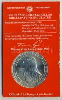USA 1983S 1$ Ag "Olimpiai játékok" eredeti csomagolásban T:BU