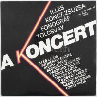 Illés, Koncz Zsuzsa, Fonográf, Tolcsvay - A Koncert. 2 x Vinyl, LP, Album, Sztereo. pepita. Magyarország, 1981. VG+