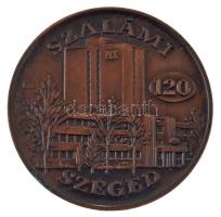 Fritz Mihály (1947-) 1988. Pick Szalámi Szeged kétoldalas piedfort bronz emlékérem (42,5mm) T:AU