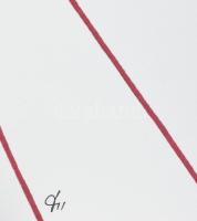 Kun Sarolta (1990-): Zodiákus sorozat: Bika. Vegyes technika, papír, jelzett, felcsavarva, 40x50 cm