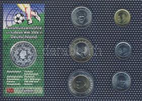 Törökország 2005. 1K-1L 6klf db + Németország 2006. "Labdarúgó VB" Ag emlékérem, kereskedő...