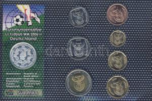 Dél-Afrika 2005. 5c-5R 7klf db + Németország 2006. "Labdarúgó VB" Ag emlékérem, kereskedői...