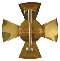 1991. "Magyar Köztársasági Érdemrend tisztikeresztje, katonai tagozat" zománcozott, aranyo...