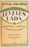 Falk Zsigmond: Levelesláda. Elbeszélések, uztirajzok, megemlékezések. Kolossy Sándor és Honti Nándor rajzaival. Bp., én., Rózsavölgyi. Korabeli átkötött félvászon-kötésben, jó állapotban.