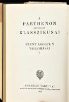 [Aurelius Augustinus (354-430)]: Szent Ágoston vallomásai I-II. kötet. (I. kötet: I-V. könyv, II. kö...