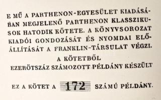[Aurelius Augustinus (354-430)]: Szent Ágoston vallomásai I-II. kötet. (I. kötet: I-V. könyv, II. kö...