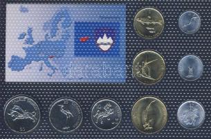 Szlovénia 1992-2004. 10St-50T 9klf db, kereskedői szettben T:1