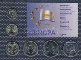 Ciprus 2004. 1c-50c 5klf db, kereskedői szettben T:1