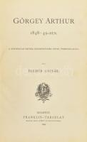 Elemér Oszkár: Görgey Arthur 1848-49-ben. Bp., 1896., Franklin. Átkötött egészvászon-kötés.