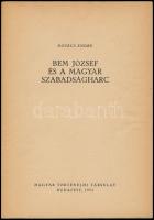Kovács Endre: Bem József és a magyar szabadságharc. A Történettudomány Kérdése I. Bp., 1851., Magyar...