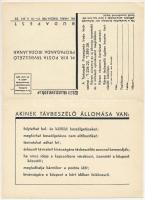 Lépjen be a távbeszélő előfizetők sorába! A Magyar Királyi Posta Távbeszélő Propaganda Irodájának re...