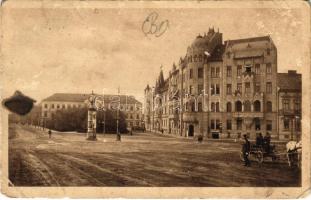 1916 Pozsony, Pressburg, Bratislava; András király tér / König Andreas-Platz / square (EM)