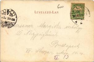 1902 Pozsony, Pressburg, Bratislava; Vármegyeház tér, vár, üzlet. Körper Károly fényképész / Comitat...