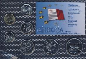 Málta 2005-2006. 1c-1L 7klf db, kereskedői szettben T:1