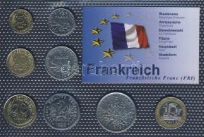 Franciaország 1960-2000. 5c-10Fr 8klf db, kereskedői szettben T:1