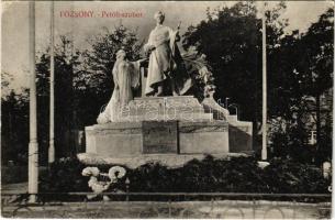 1911 Pozsony, Pressburg, Bratislava; Petőfi szobor / statue, monument (EK)