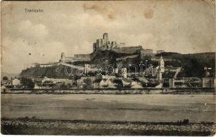 1912 Trencsén, Trencín; vár. Gansel Lipót kiadása / Trenciansky hrad / castle (fa)