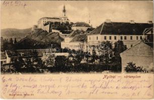 1902 Nyitra, Nitra; vártemplom. Huszár István kiadása / castle church (EK)