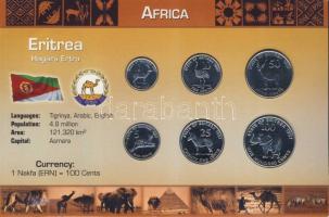 Eritrea 1991. 1c-100c 6klf db, kereskedői szettben T:1