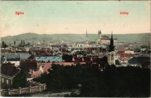 1907 Nyitra, Nitra; látkép, zsinagóga / general view, synagogue (EK)