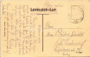 1919 Nyitra, Nitra; Tóth Vilmos utca, Szőke, Jeney Kálmán üzlete. Huszár István kiadása / street vie...