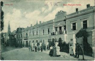 1915 Pöstyén, Piestany; Király sor, Király villa / street view, villa (EK)