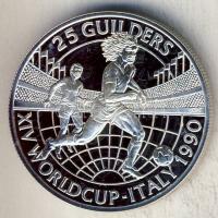 Szurinam 1990. 25G Ag "Labdarúgó VB" T:PP