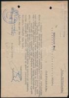 1948 Magyar Vöröskereszt svájci meghívók, adománykérések stb