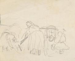 Körri (Körry) Jenő (1920-?) festőművész irat és fotó hagyatéka. Pályatársak fényképe, kiállítási kat...