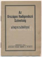 1944 Az Országos Hadigondozó Szövetség alapszabályai 18p.