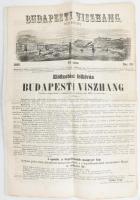 1856 A Budapesti Visszhang c. hetilap 52. száma, benne Örs magyar vezér fametszetű képével és Budapest látképével