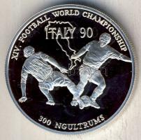 Bhután 1990. 300N Ag "Labdarúgó VB" T:PP