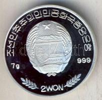 Észak-Korea 2000. 2W Ag "Labdarúgó VB" T:PP