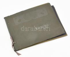 1909 Előpatak, Erdély 17 db fotó albumban 16x14 cm