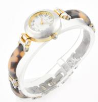 Amanda kvarc női karóra teknőcpáncél szíjjal. d: 20 mm