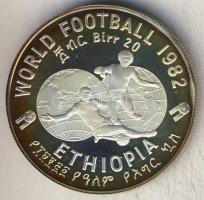 Etiópia 1982. 20B Ag "Labdarúgó VB" T:PP