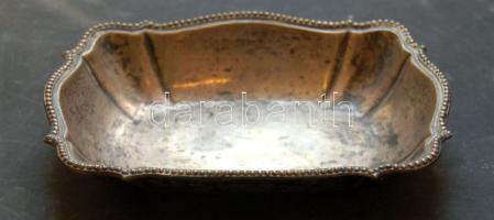 1900 körül ezüst (Ag) kis bonbon kínáló tálca 123g