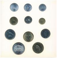 1993. 10f-200Ft (11xklf) forgalmi sor, benne 200Ft Ag "MNB", "Magyarország pénzérméi&...