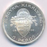 1938. 5P Ag "Szent István" T:UNC,AU
Adamo P8.1