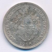 1938. 2P Ag Madonna T:XF patina, kis anyaghiba Adamo P7