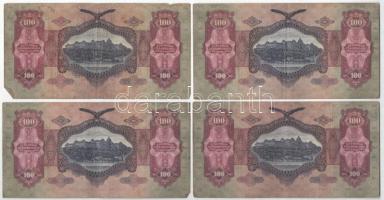 1930. 100P (4x) mind csillagos sorozatjellel T:F,VG
Adamo P17