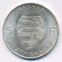 1947. 5Ft Ag "Kossuth" T:AU apró karc
Adamo F8.1
