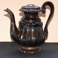 1890 körül ezüst (Ag) teáskanna 339g, gomb felül hiányzik