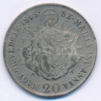 1848KB 20kr Ag "V. Ferdinánd" T:F
Hungary 1848KB 20 Kreuzer Ag "Ferdinand V" C:...