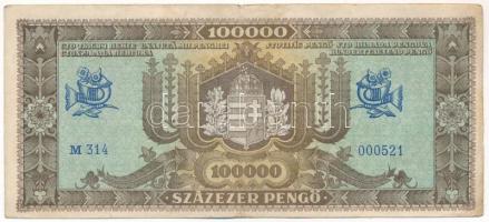 1945. 100.000P alacsonyabb "M 314 000521" sorszámmal T:F,VG
Adamo P24